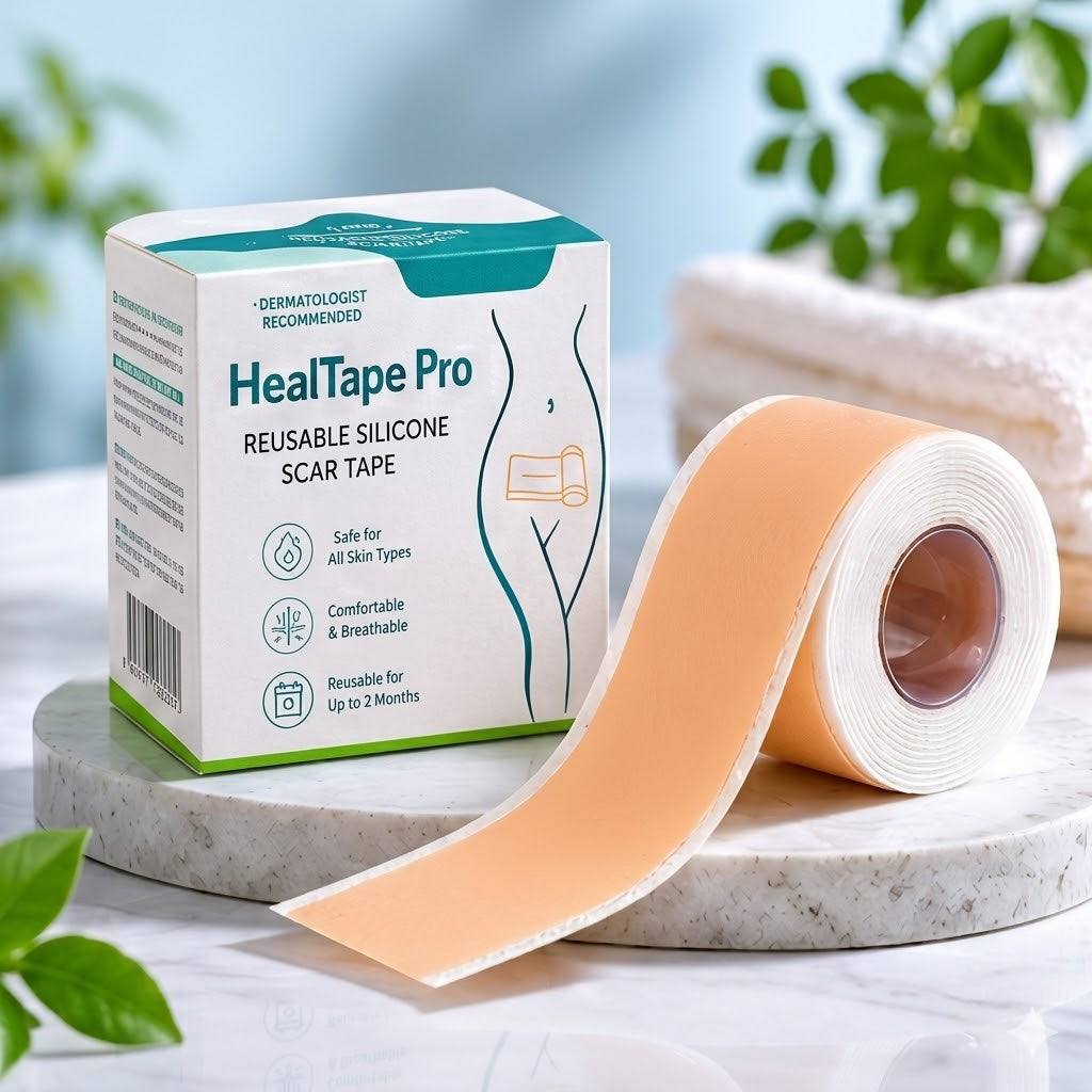 HealTape Pro- For Surgical, Burn & Acne Scars | Skin Healing Tape  |  Women & Men