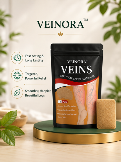 Veinora™ Spider & Varicose Vein Patches | Natural Herbal Leg Comfort Patch (12 PCS)
