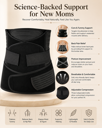 MomCare Pro™ – Post Pregnancy Belly Support Belt | After delivery