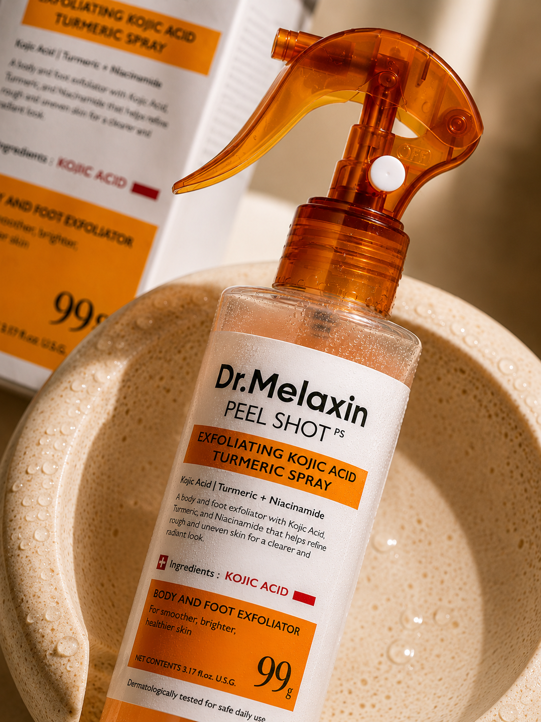 Dr.Melaxin Peel Shot ES — Exfoliating Kojic Acid Turmeric Spray