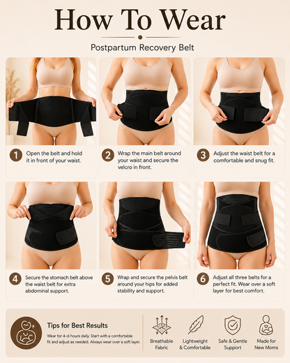 MomCare Pro™ – Post Pregnancy Belly Support Belt | After delivery