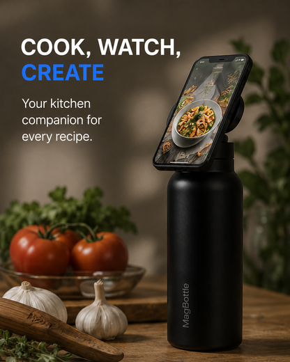 MagBottle | Magnetic Water Bottle with Phone Holder