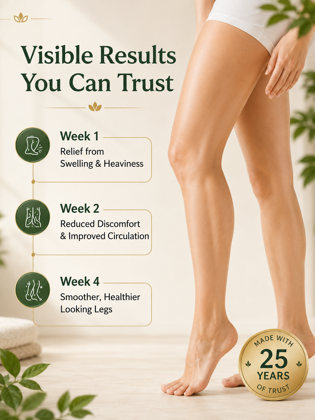 Veinora™ Spider & Varicose Vein Patches | Natural Herbal Leg Comfort Patch (12 PCS)