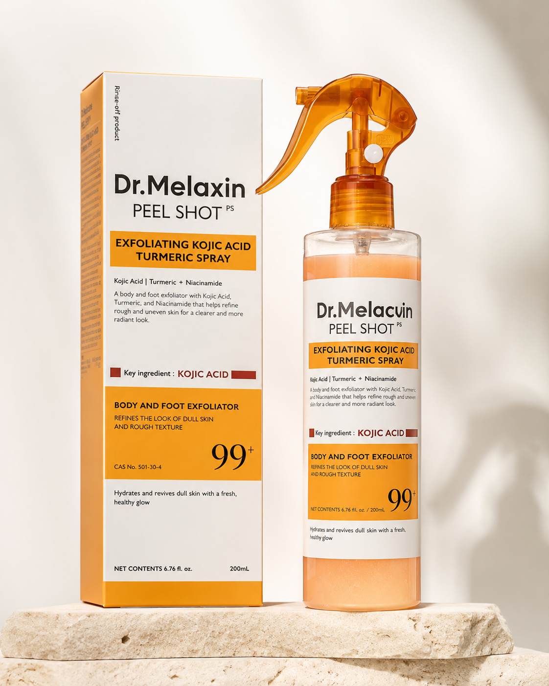 Dr.Melaxin Peel Shot ES — Exfoliating Kojic Acid Turmeric Spray
