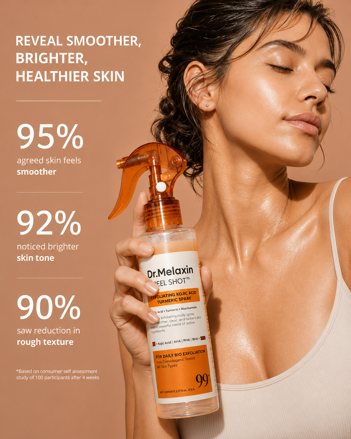 Dr.Melaxin Peel Shot ES — Exfoliating Kojic Acid Turmeric Spray