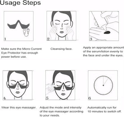 Under Eye Red Light Therapy Massager LED Beauty for Dark Circles Puffiness Wrinkles